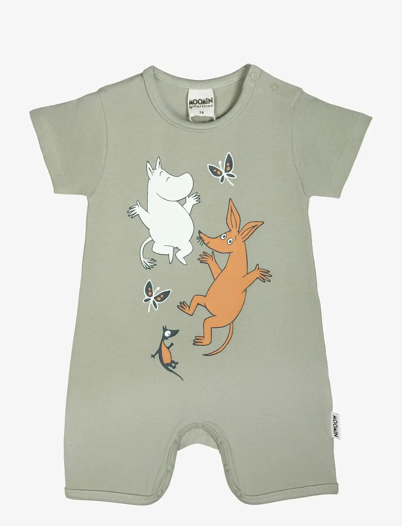 MOOMIN - LEDIGHET PLAYSUIT - short-sleeved - green - 0
