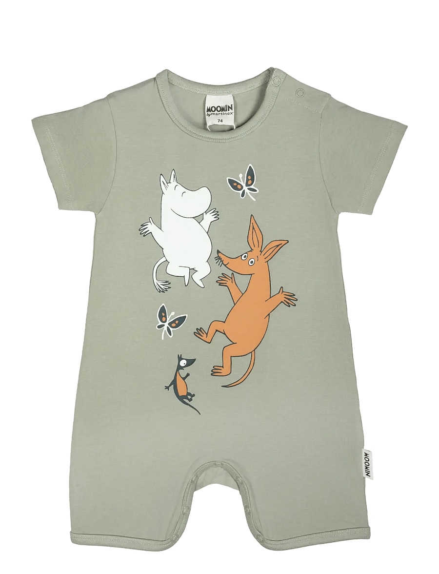 MUMIN - LEDIGHET PLAYSUIT - kortermede heldresser - green - 0