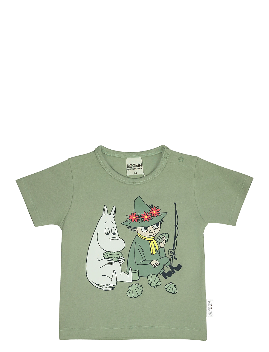 MOOMIN - LEDIGHET SHORTS SET - sets mit kurzärmeligem t-shirt - green - 2