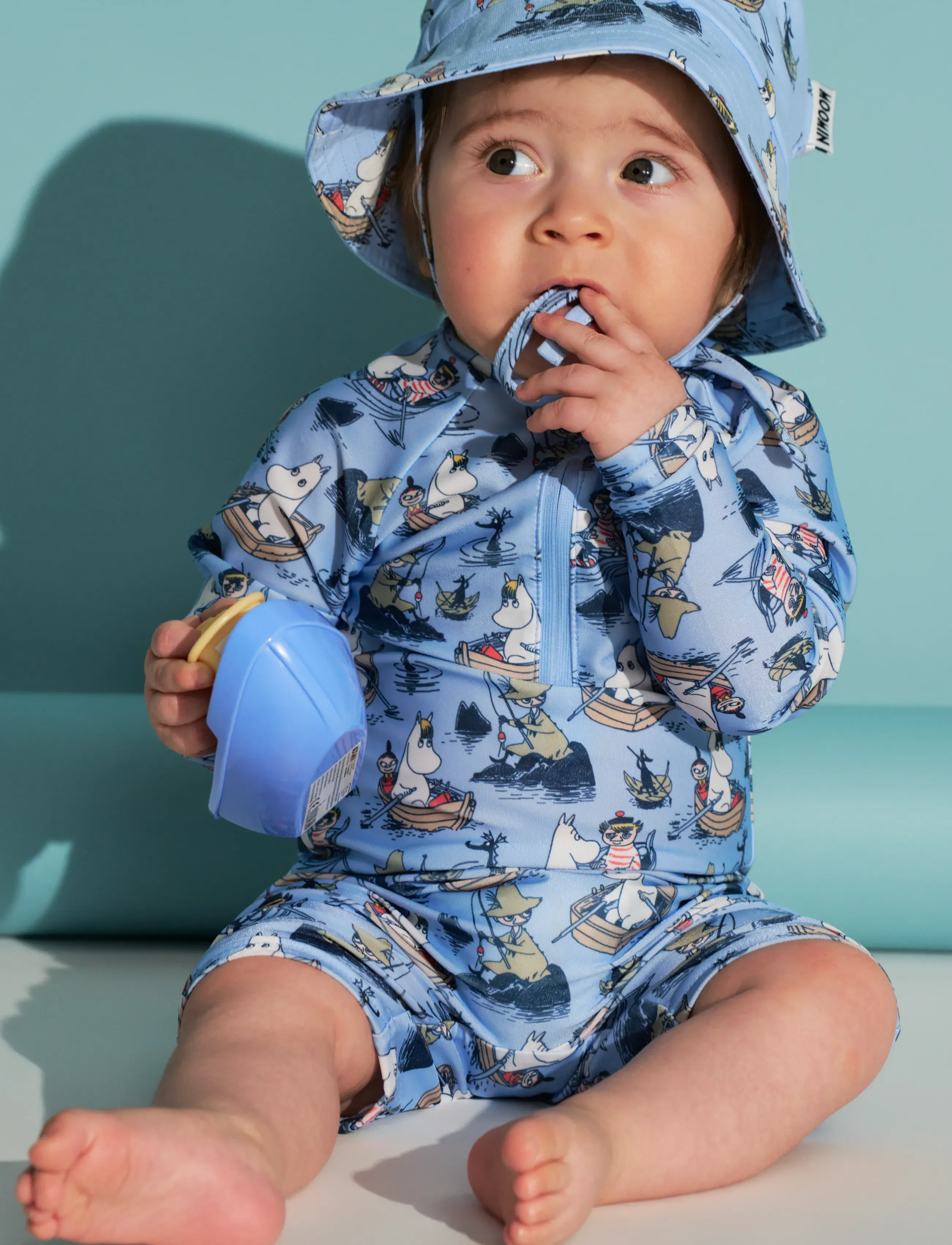 MOOMIN BÅTFOLK BADDRÄKT - Swimwear - BLUE / blue