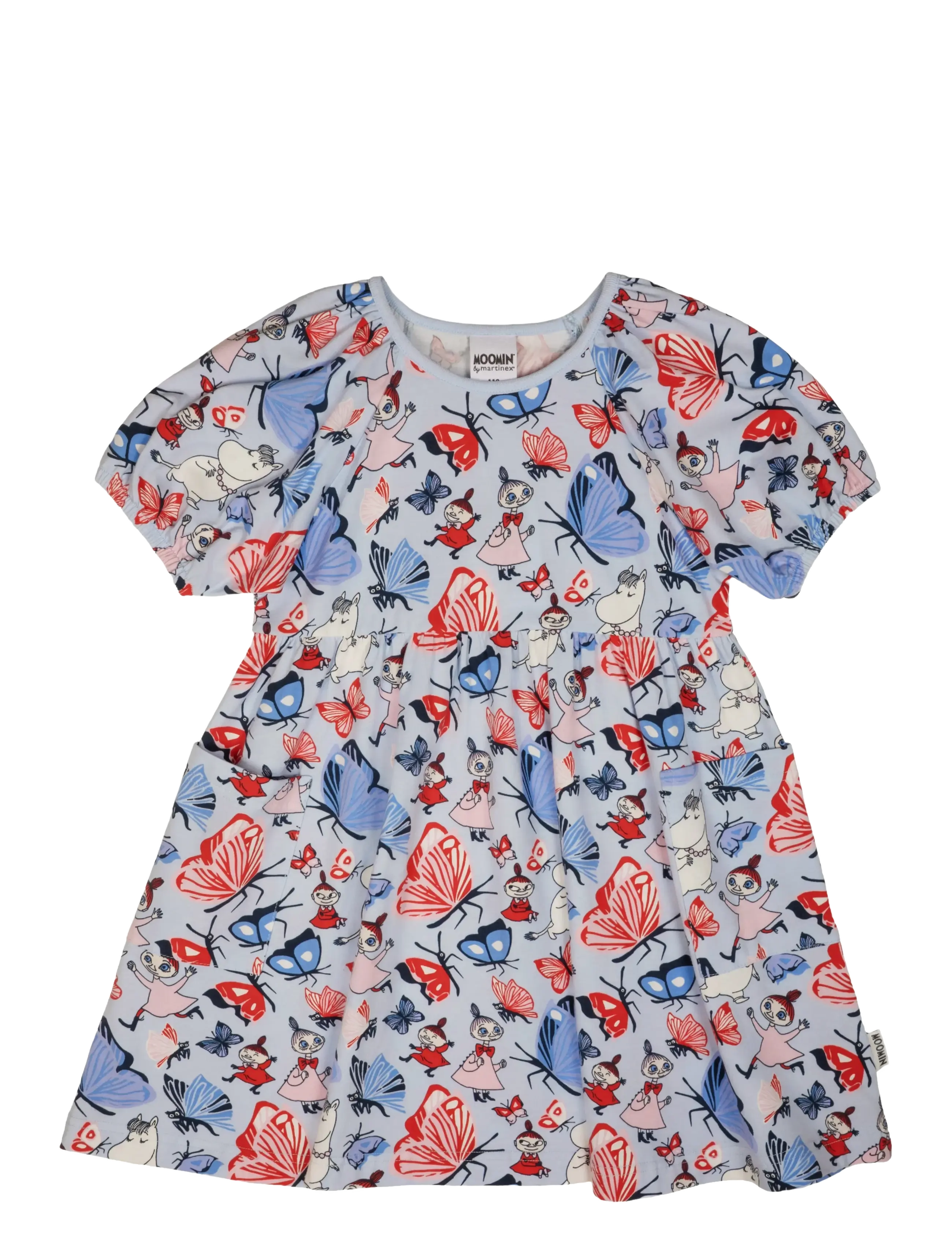 MARTINEX Fjärilspark Klänning Blau - 92 - Kinder