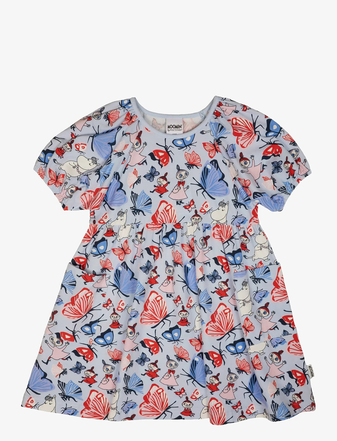 MUMIN - FJÄRILSPARK KLÄNNING - kortærmede babykjoler - blue - 0