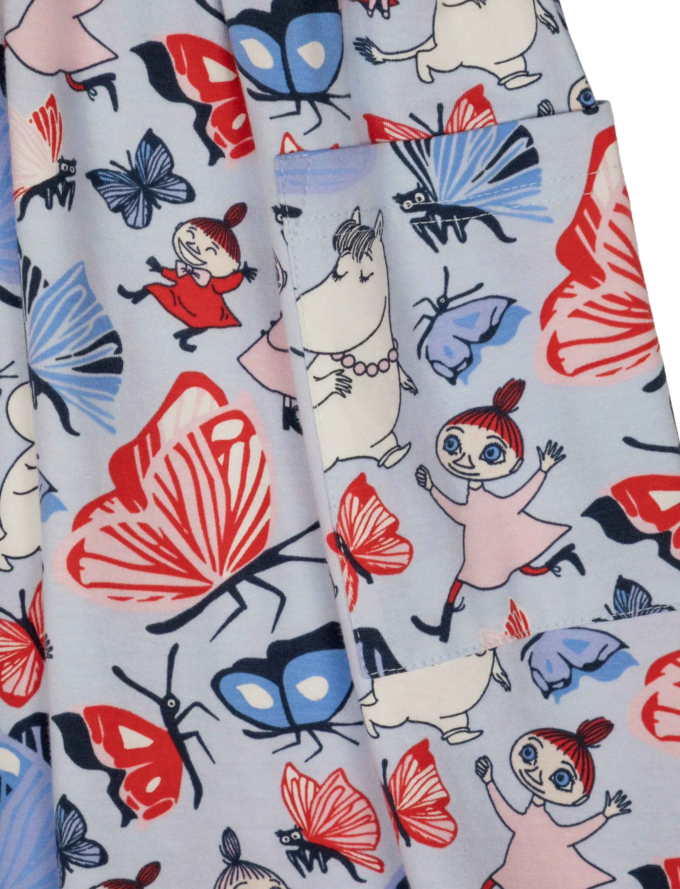 MOOMIN - FJÄRILSPARK KLÄNNING - kurzärmelige babykleider - blue - 2