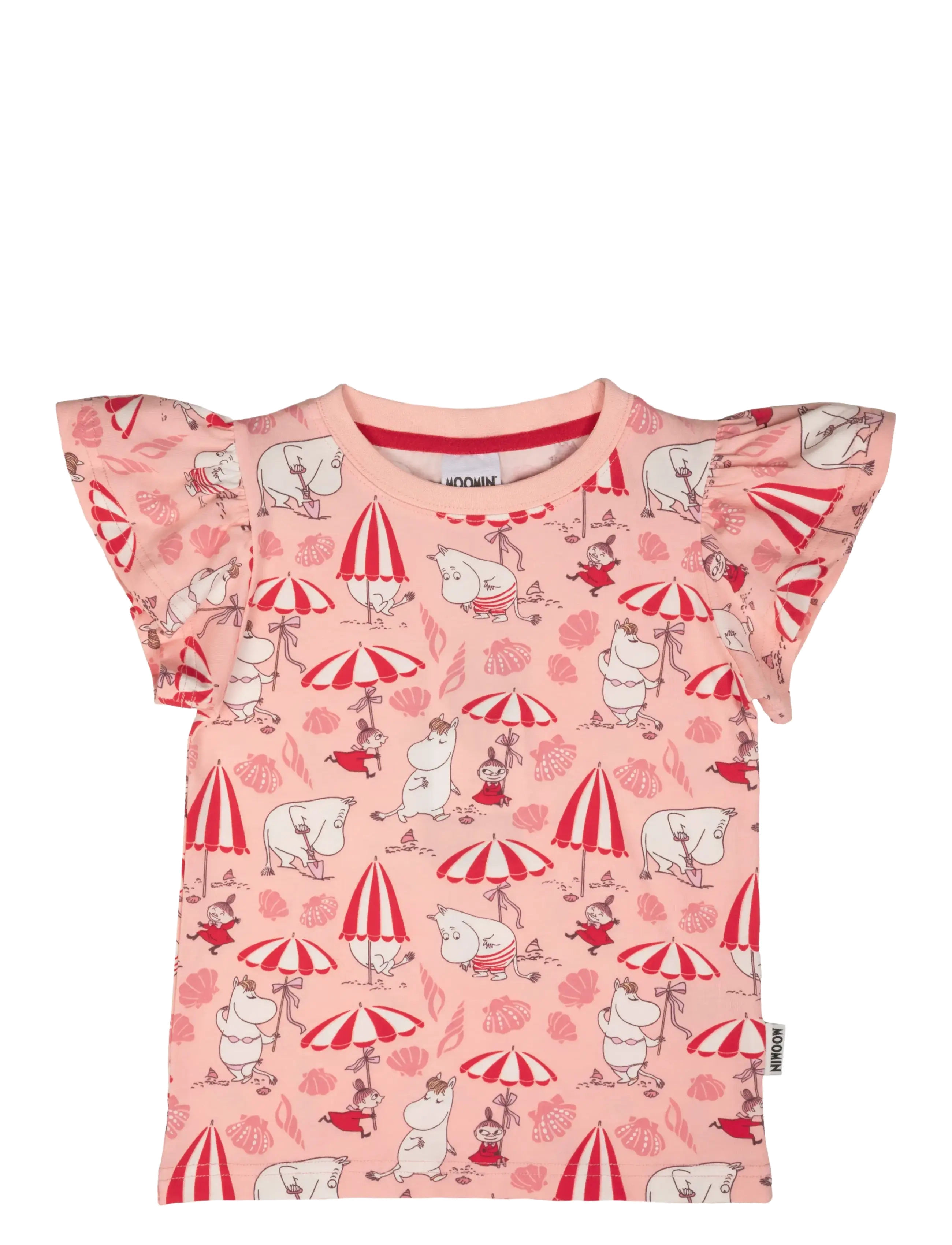 MARTINEX Snäckstrand T-Shirt Pink - 110 - Kinder