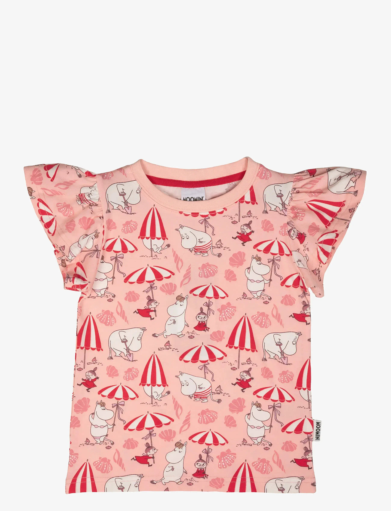 MOOMIN - SNÄCKSTRAND T-SHIRT - short-sleeved t-shirts - pink - 1