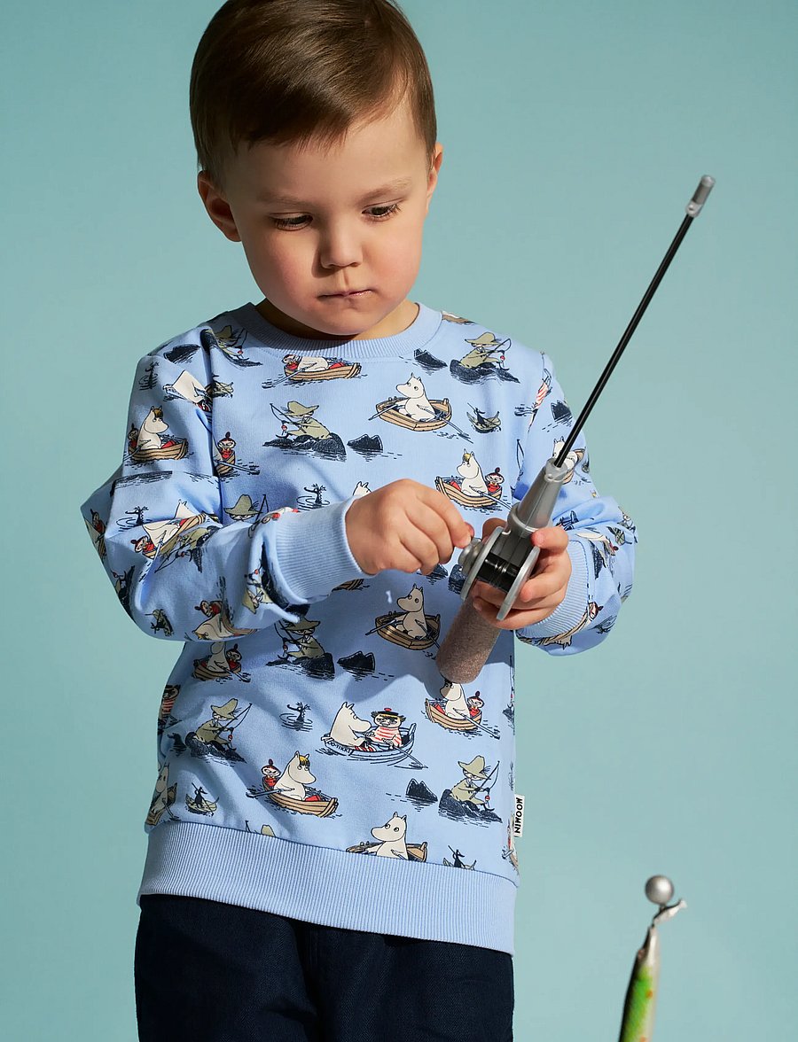 MOOMIN - BÅTFOLK COLLTRÖJA - sweatshirts - blue - 0
