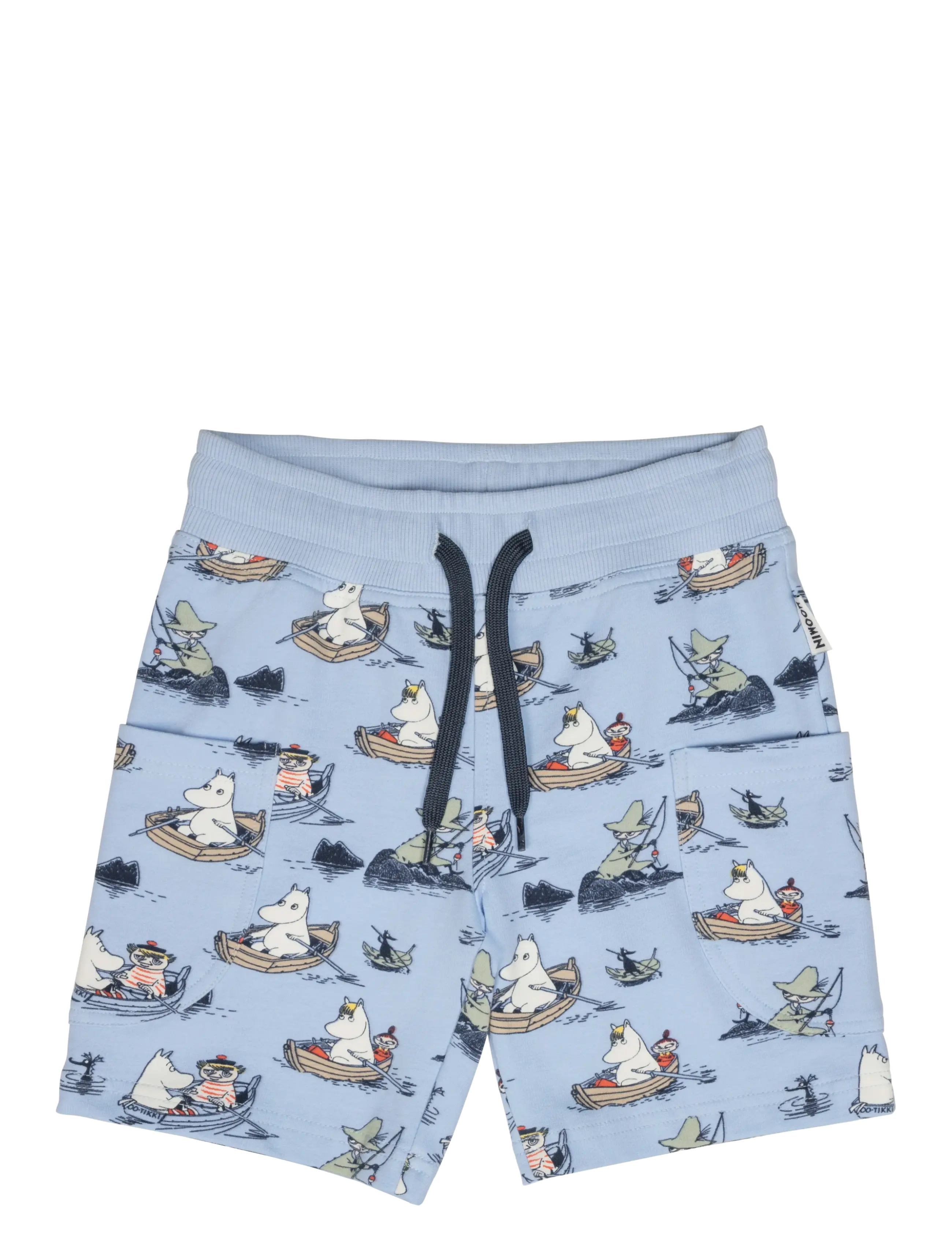 MUMIN Båtfolk Shorts, 122, Blue, Shorts > Svedeshorts, Børn
