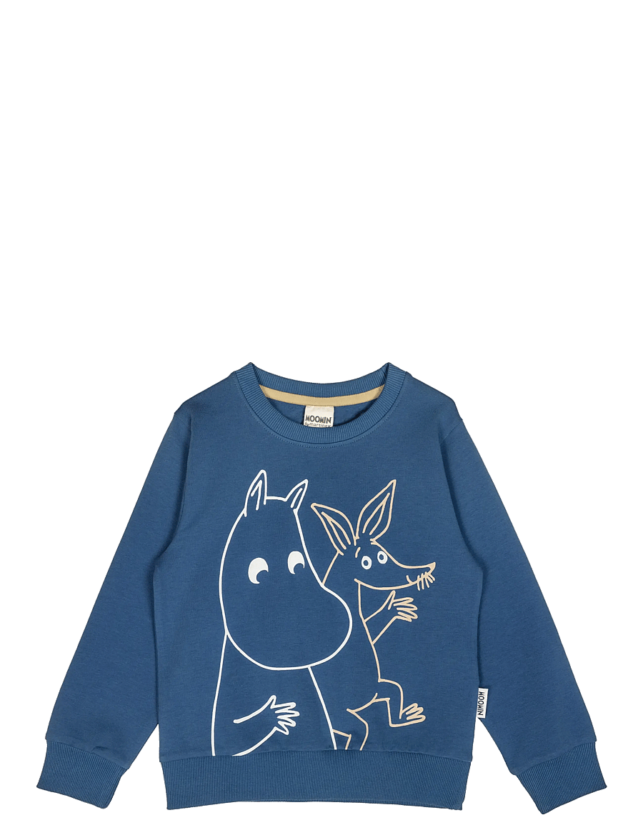 MOOMIN - HEJ SNIFF COLLTRÖJA - sweatshirts - blue - 1