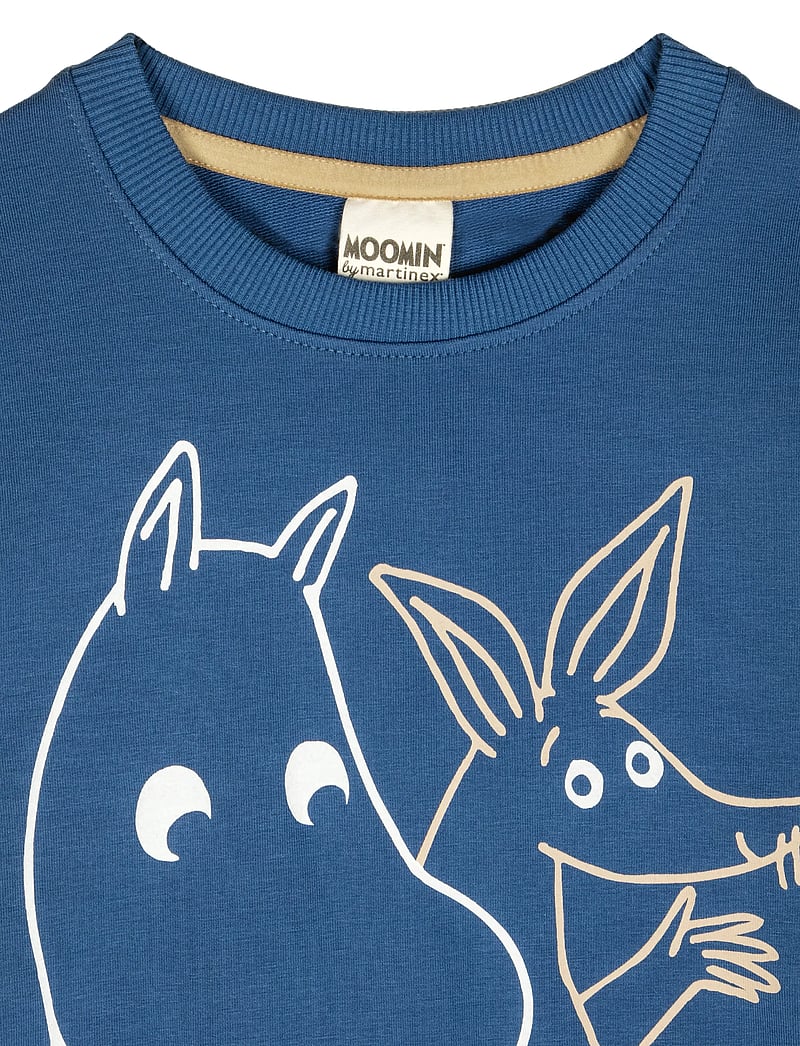 MOOMIN - HEJ SNIFF COLLTRÖJA - sweatshirts - blue - 3