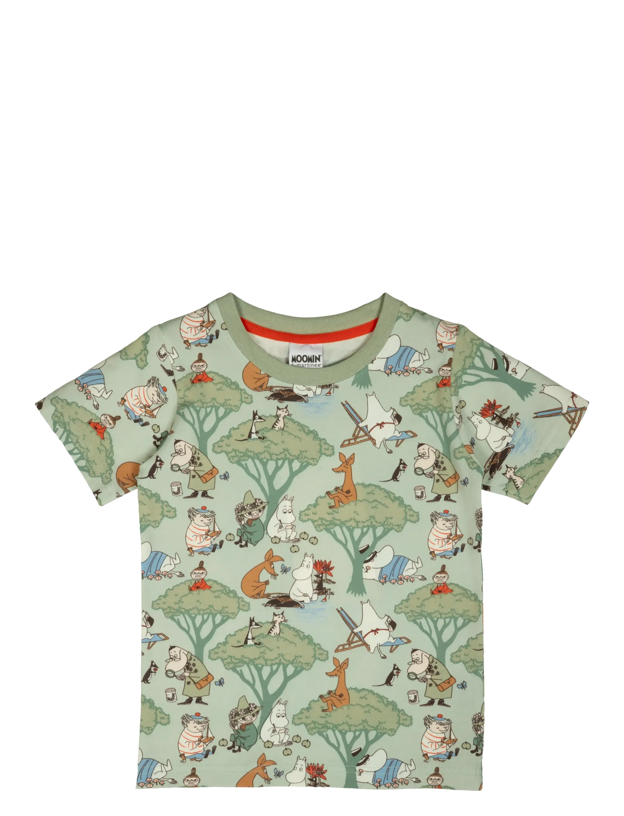MARTINEX Ledighet T-Shirt Grün - 122 - Kinder