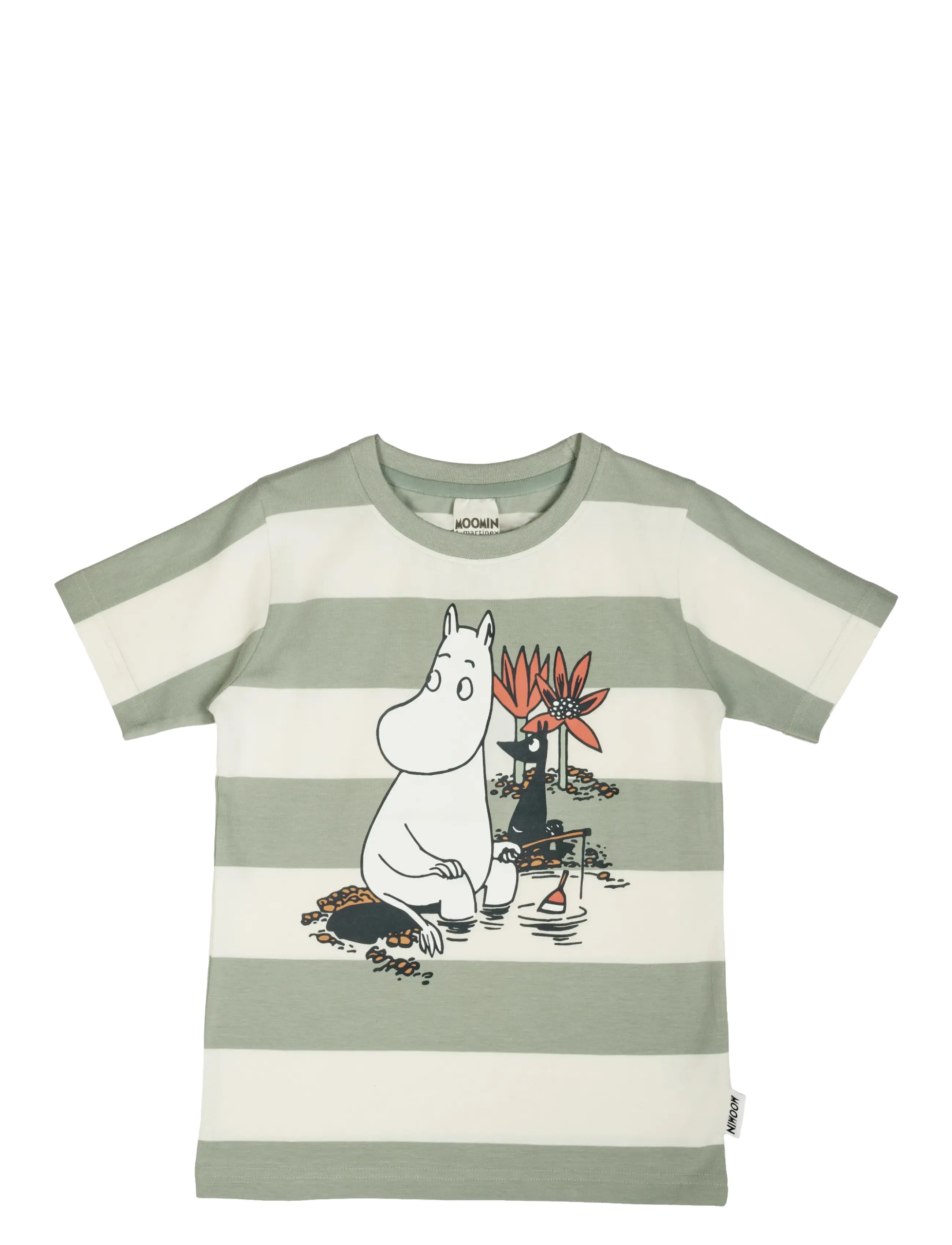 MOOMIN LEDIGHET T-SHIRT - Oberteile - GREEN / green