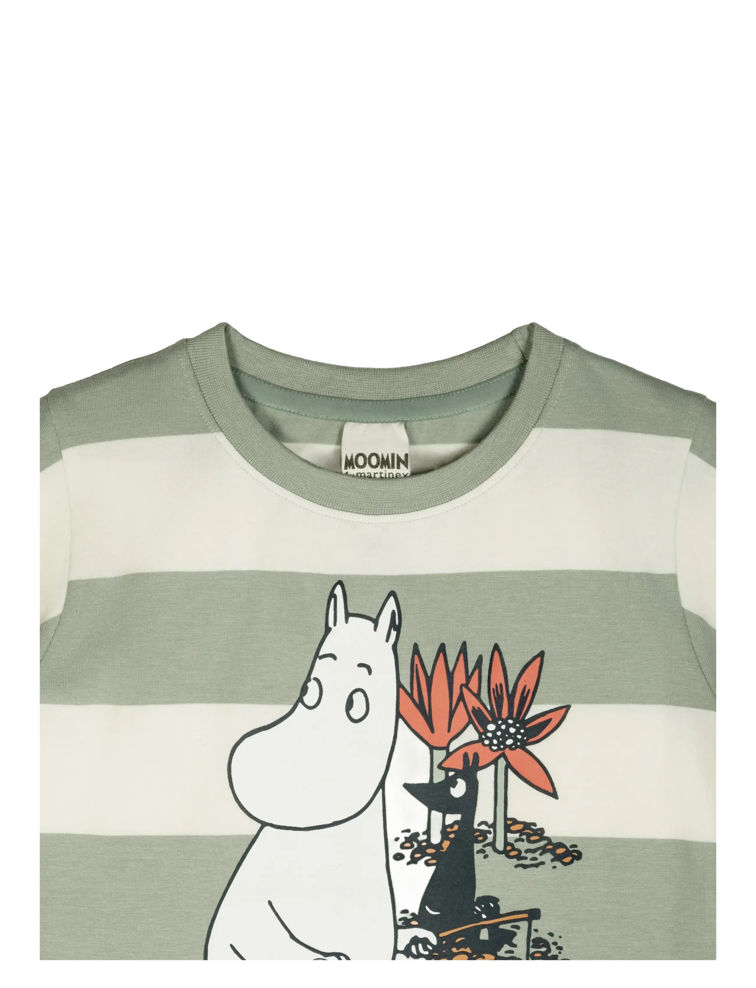 MUMIN - LEDIGHET T-SHIRT - kortärmade t-shirts - green - 2