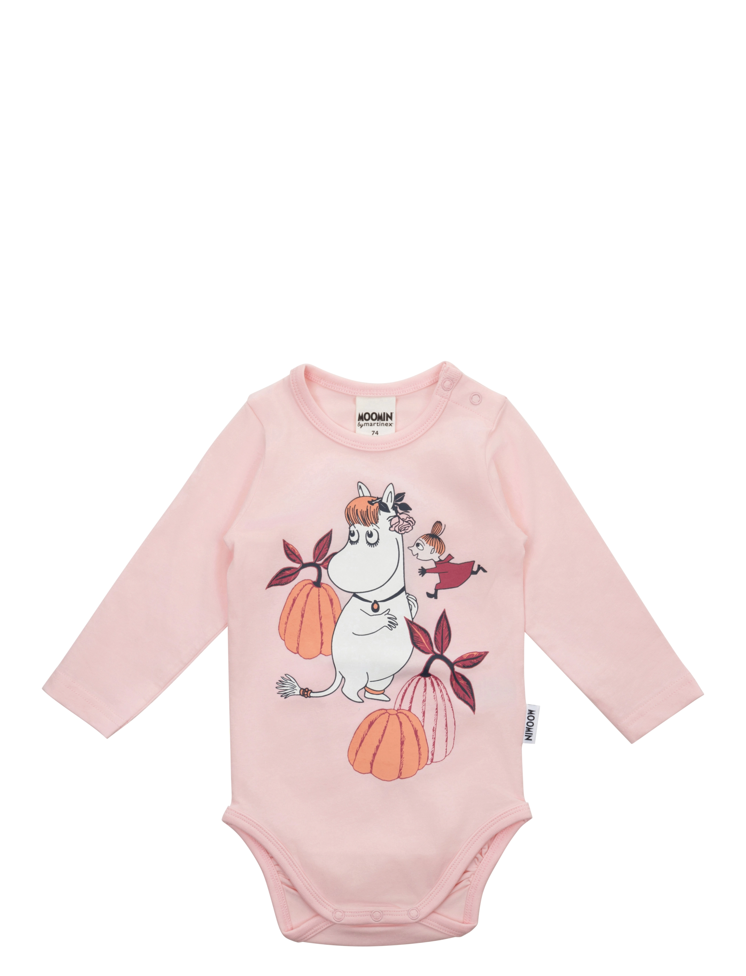 MUMIN Pumpa Body, 62, Bodys, Rosa - Long-sleeved, Kinder