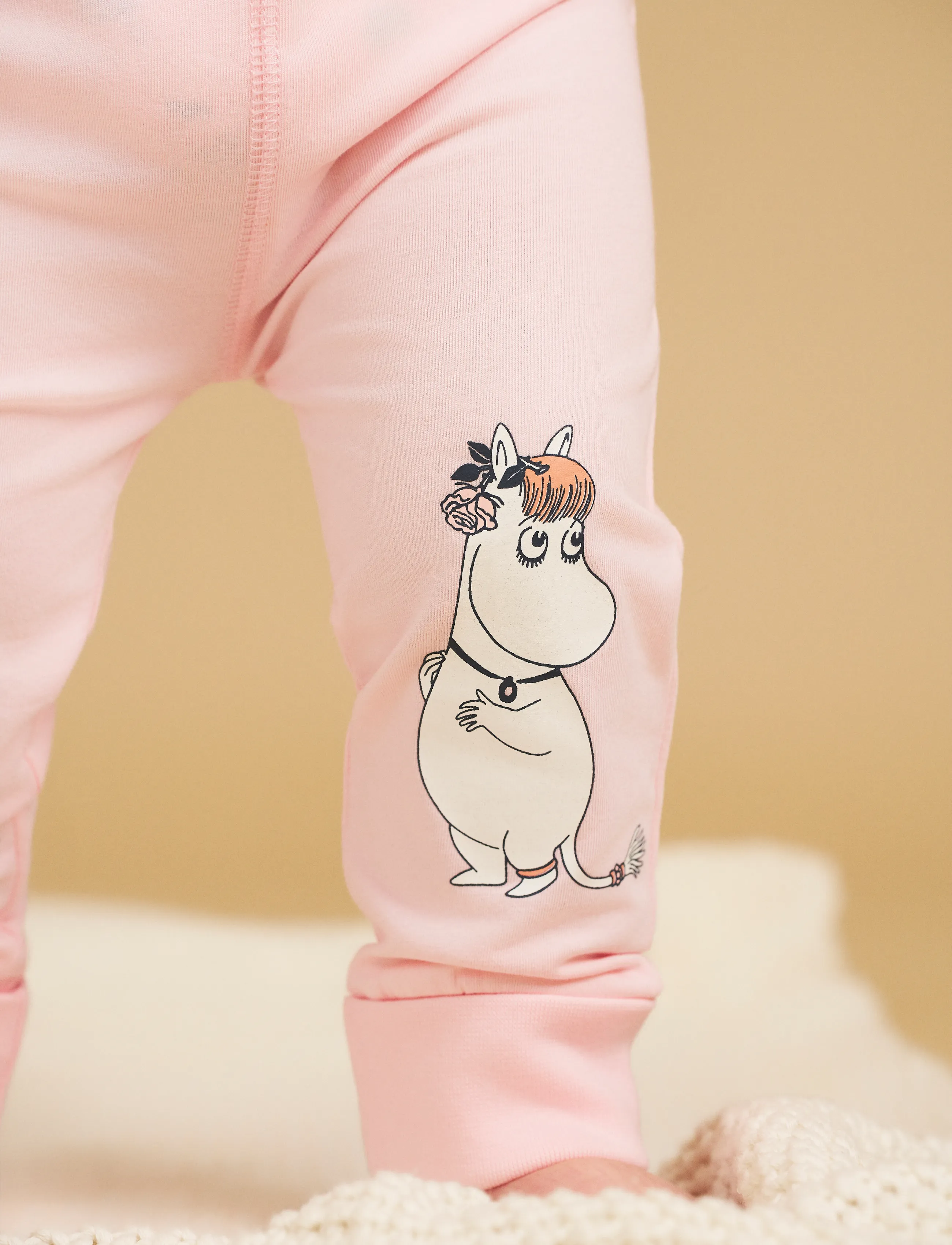 MUMIN Pumpa Byxa, 80, Pink, Underdele > Leggings, Børn