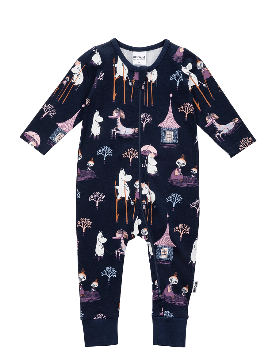 MOOMIN - ÖVERSVÄMNING PYJAMAS - einkaufen nach alter von - dark blue - 0