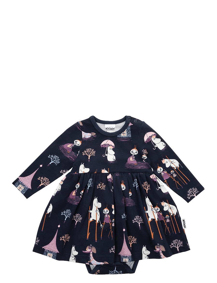 MOOMIN - ÖVERSVÄMNING BODYKLÄNNING - langärmelige babykleider - dark blue - 1