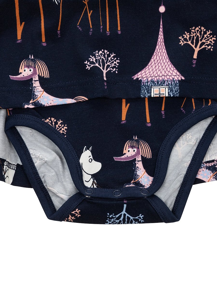 MOOMIN - ÖVERSVÄMNING BODYKLÄNNING - langärmelige babykleider - dark blue - 3
