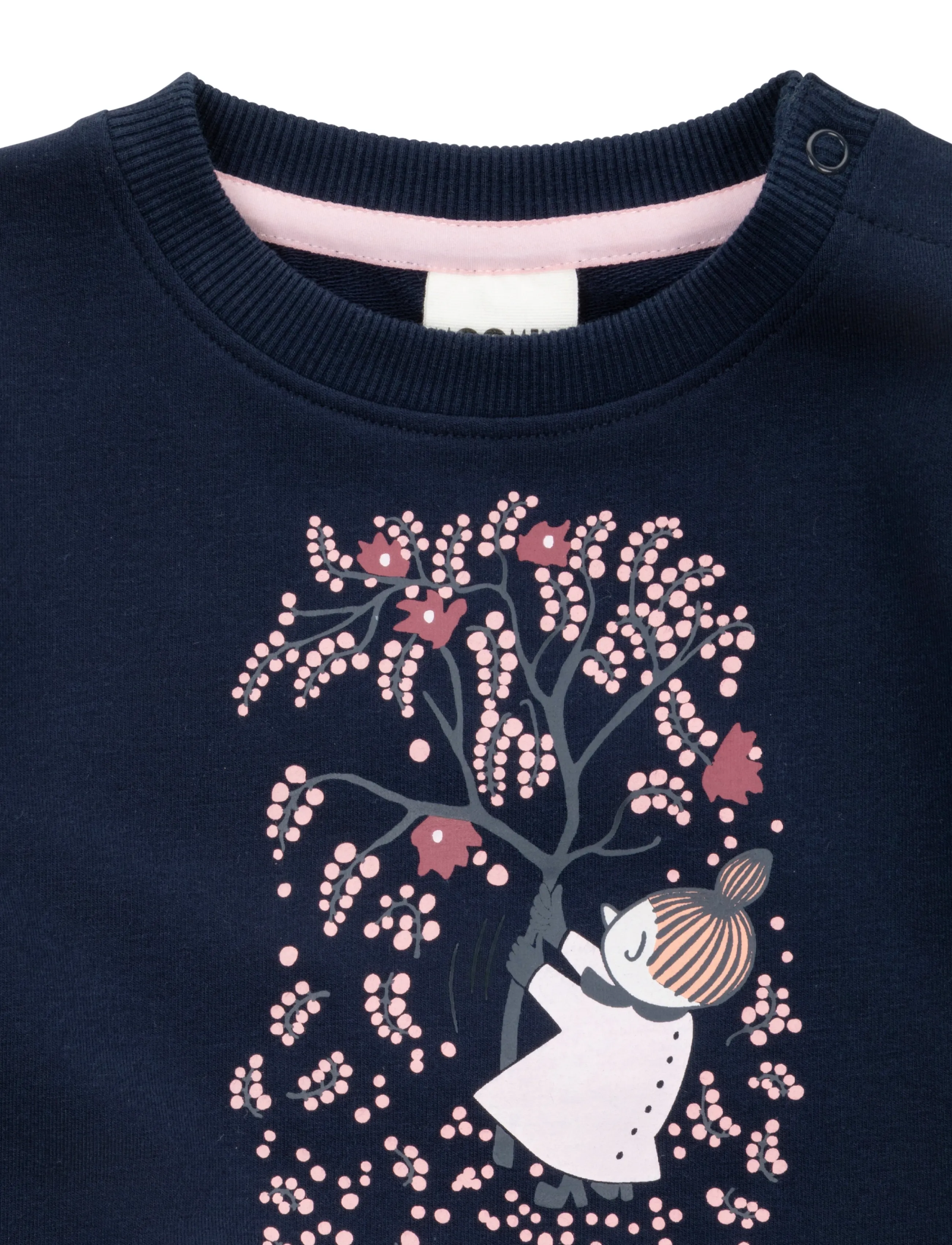 MUMIN - FRUKTSKÖRD COLLEGETRÖJA - dark blue - 2