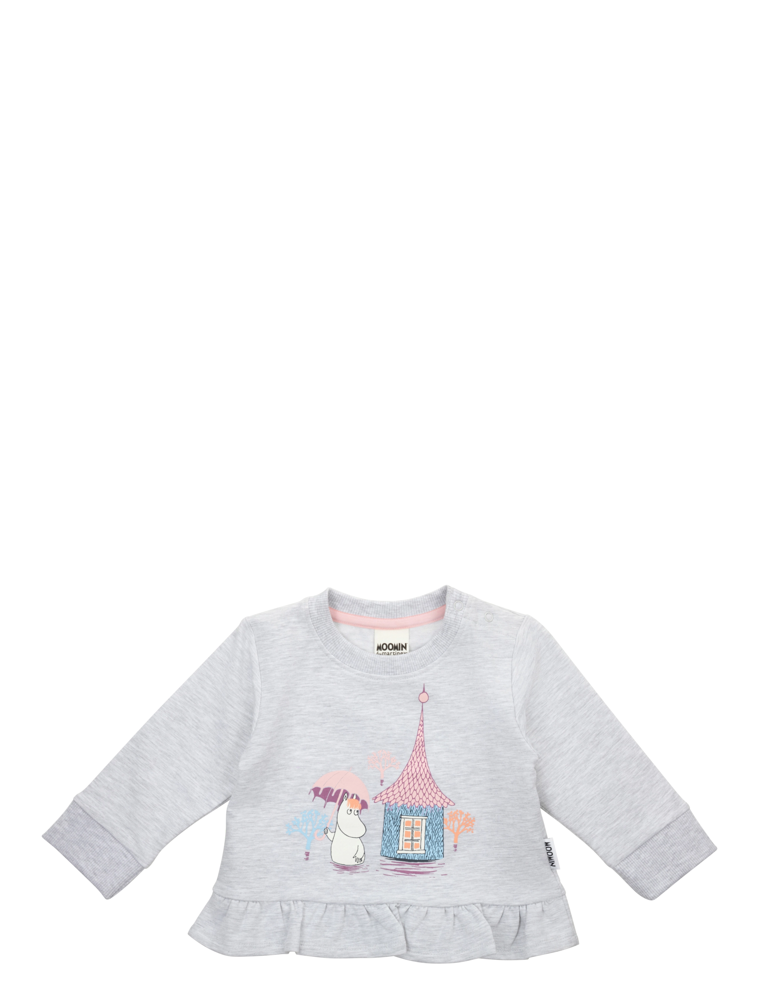 MUMIN ÖVERSVÄMNING COLLEGETRÖJA - Shoppa efter storlek - LIGHT GREY / grey