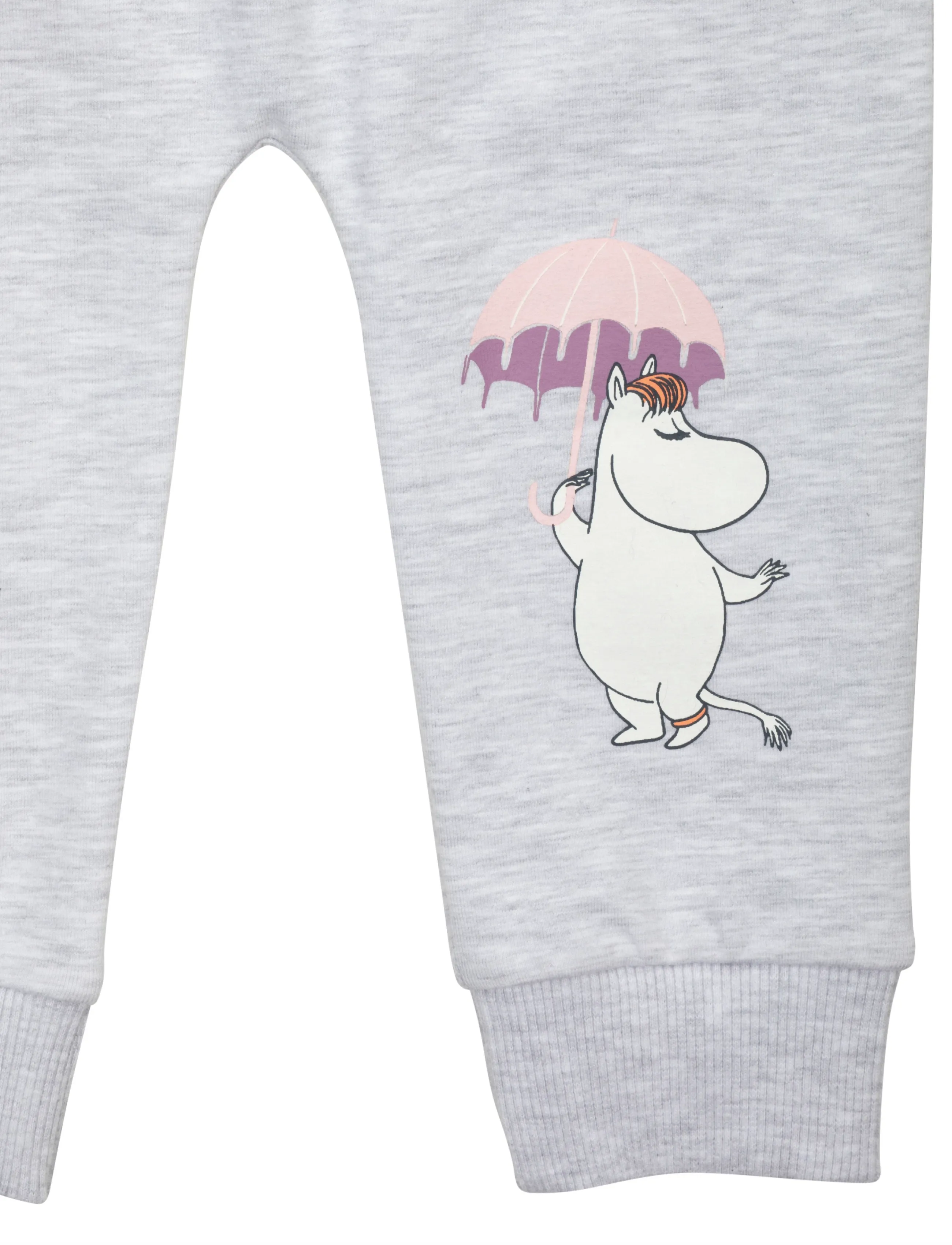 MUMIN - ÖVERSVÄMNING COLLEGEBYXA - light grey - 2