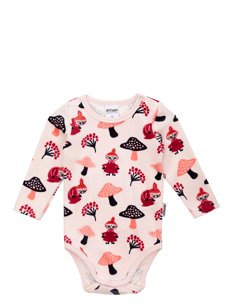 MOOMIN - SVAMPUTFLYKT VELOURBODY - langärmelige bodys - pink - 0