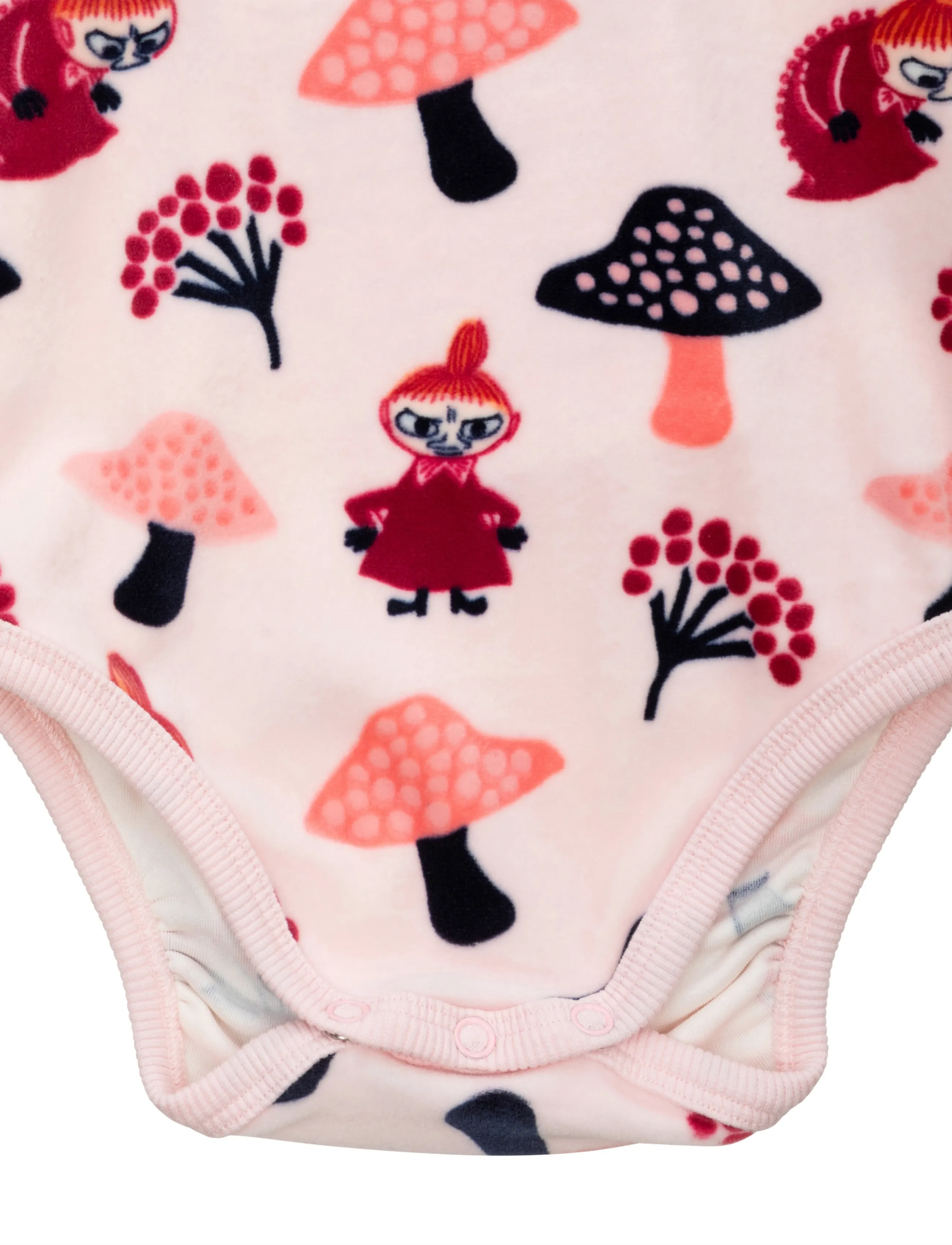 MUMIN - SVAMPUTFLYKT VELOURBODY - pink - 2