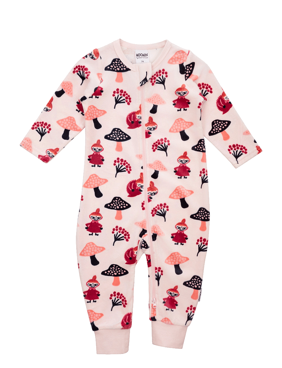 MOOMIN - SVAMPUTFLYKT VELOURPYJAMAS - einkaufen nach alter von - pink - 1