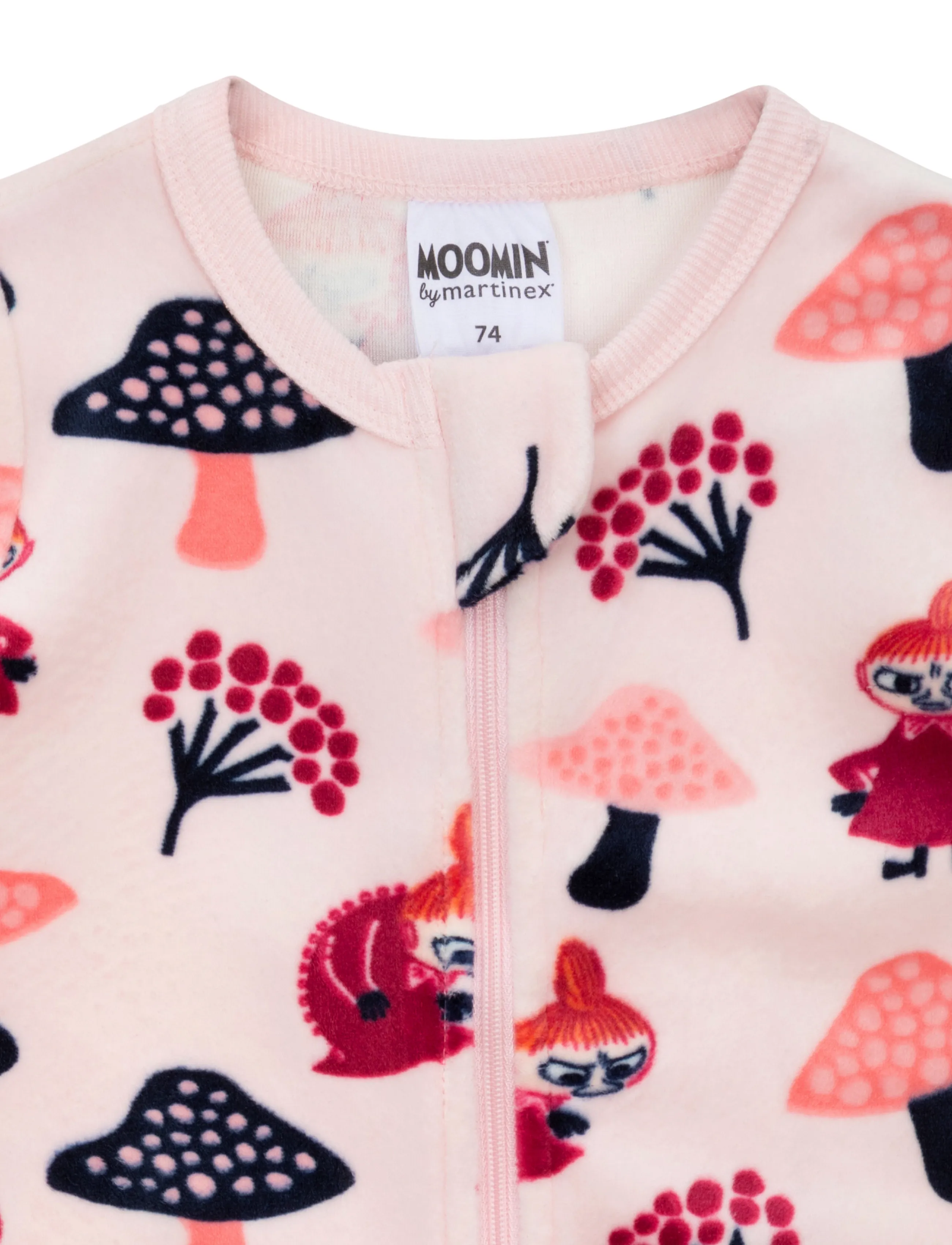 MUMIN - SVAMPUTFLYKT VELOURPYJAMAS - pink - 2