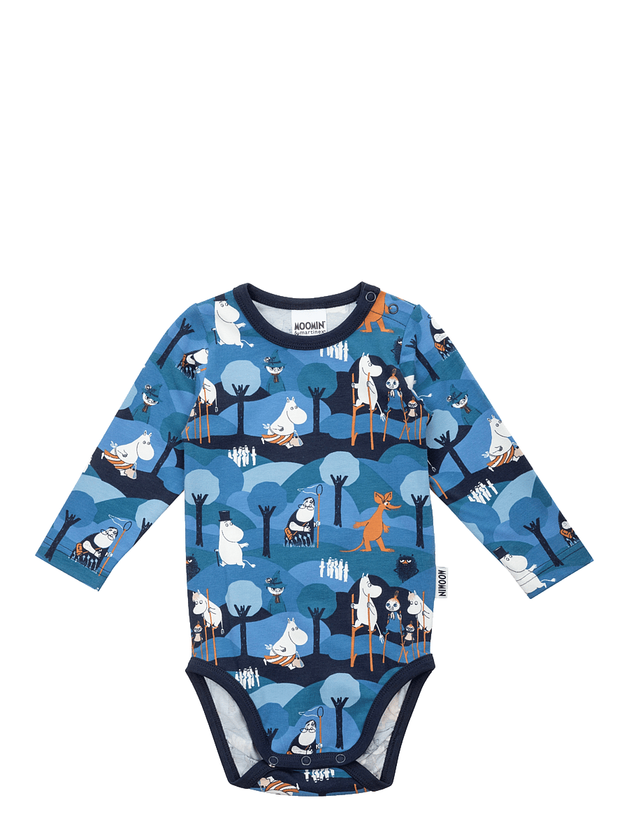 MOOMIN - ÄVENTYR BODY - langärmelige bodys - blue - 0
