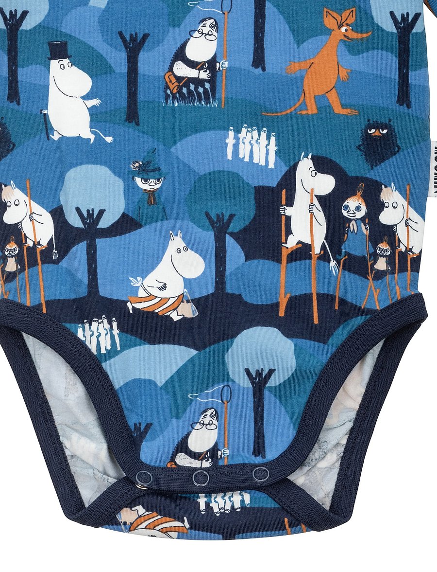 MOOMIN - ÄVENTYR BODY - langärmelige bodys - blue - 2