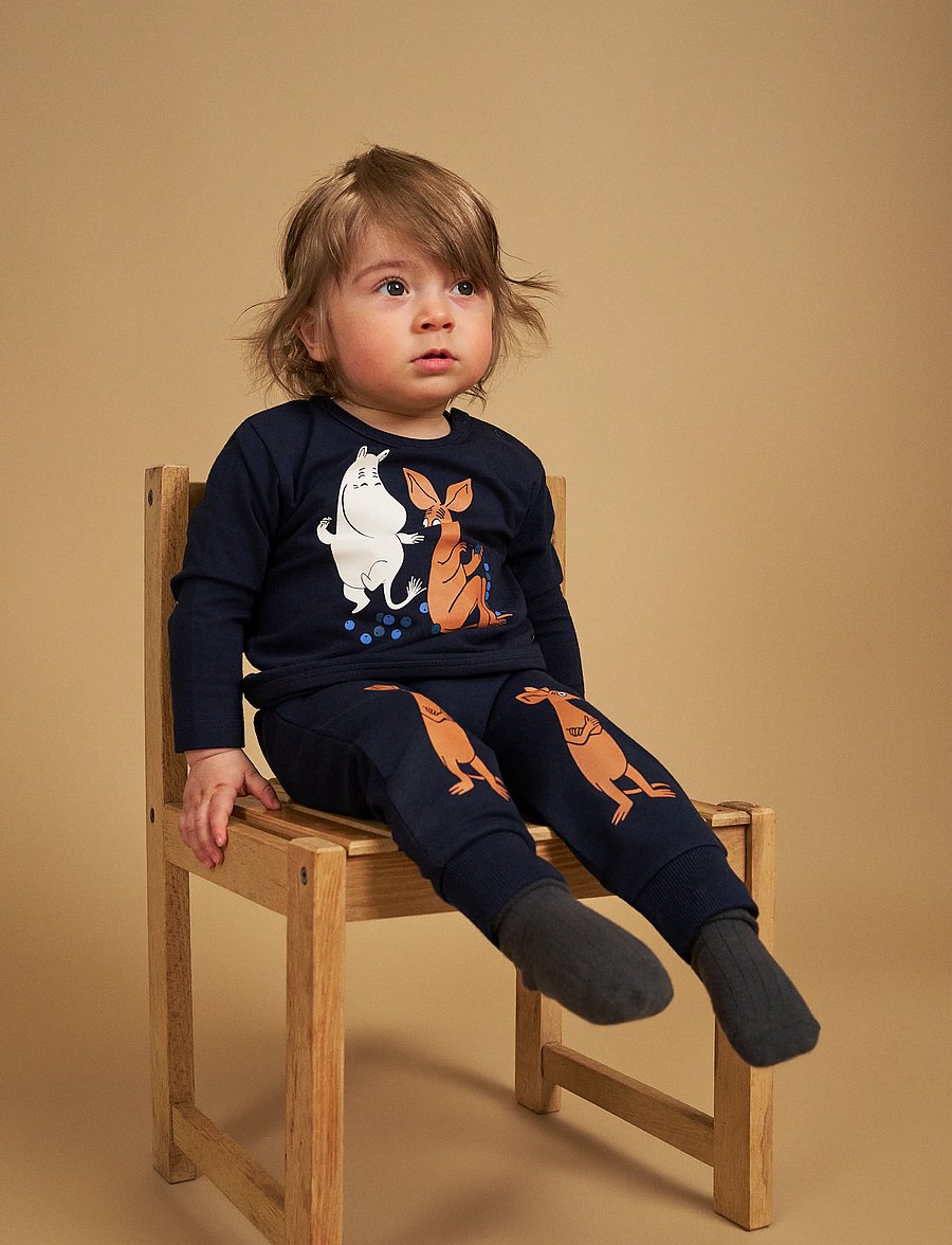 MOOMIN - ÄVENTYR COLLEGEBYXA - einkaufen nach alter von - dark blue - 0