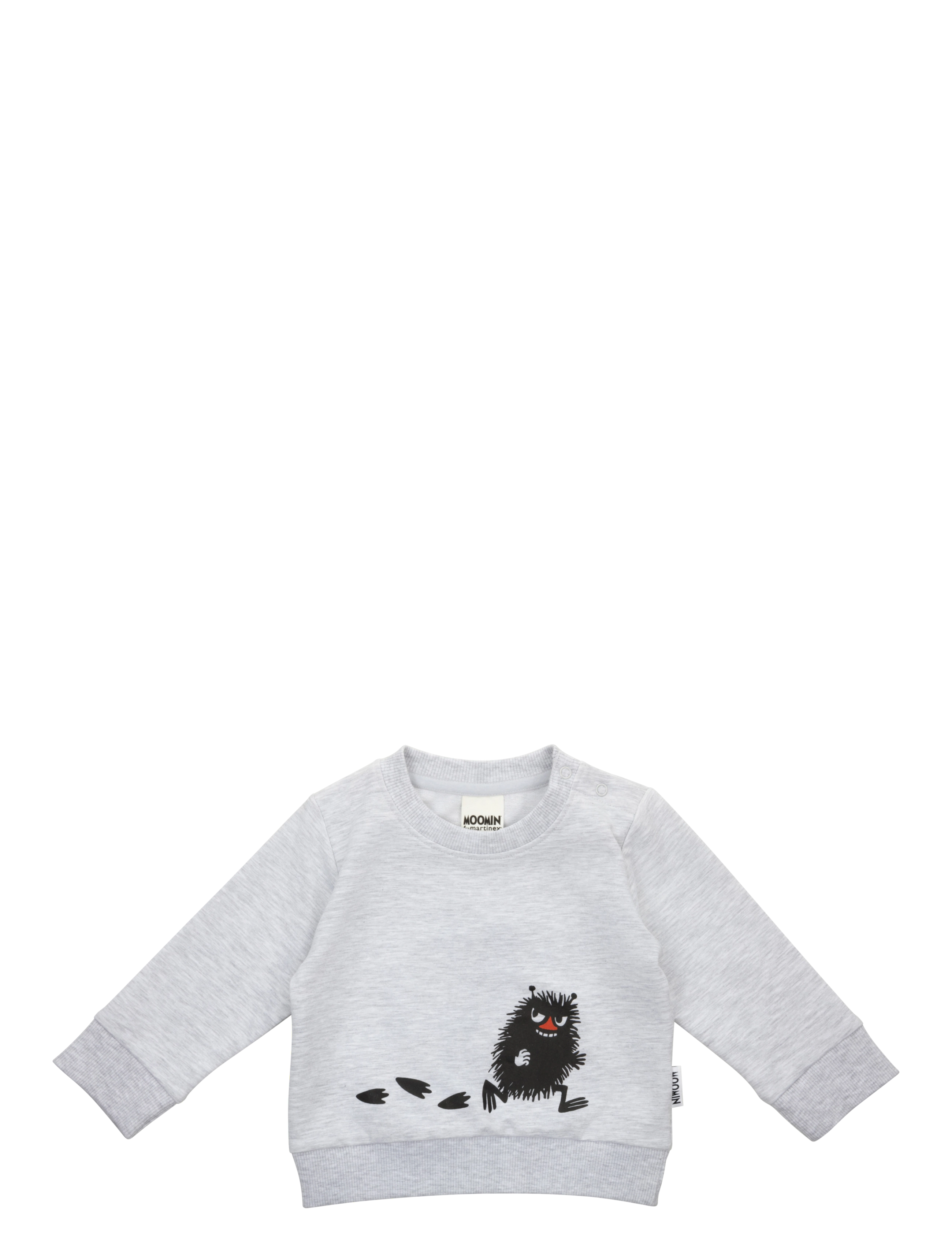 MUMIN PIGG COLLEGETRÖJA - Shoppa efter storlek - LIGHT GREY / grey