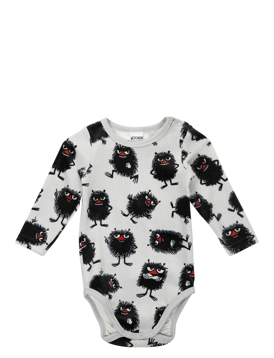 MOOMIN - PIGG VELOURBODY - langärmelige bodys - light grey - 0