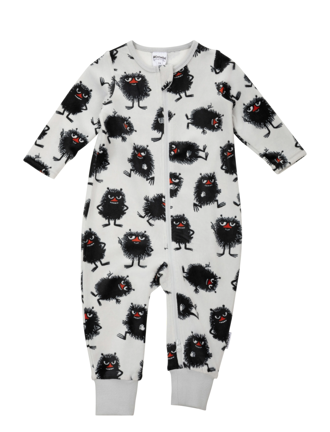 MUMIN PIGG VELOURPYJAMAS - Sovplagg - LIGHT GREY / grey