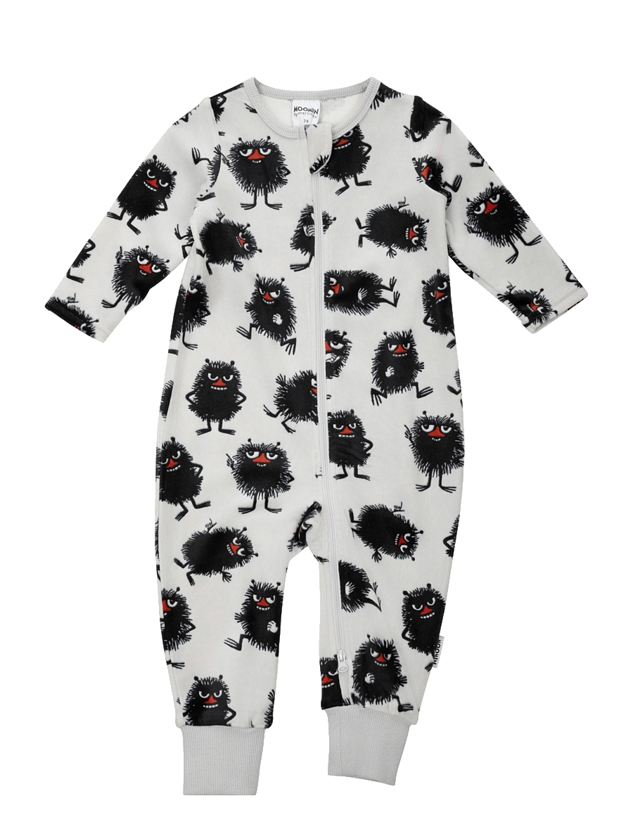 MOOMIN - PIGG VELOURPYJAMAS - einkaufen nach alter von - light grey - 1