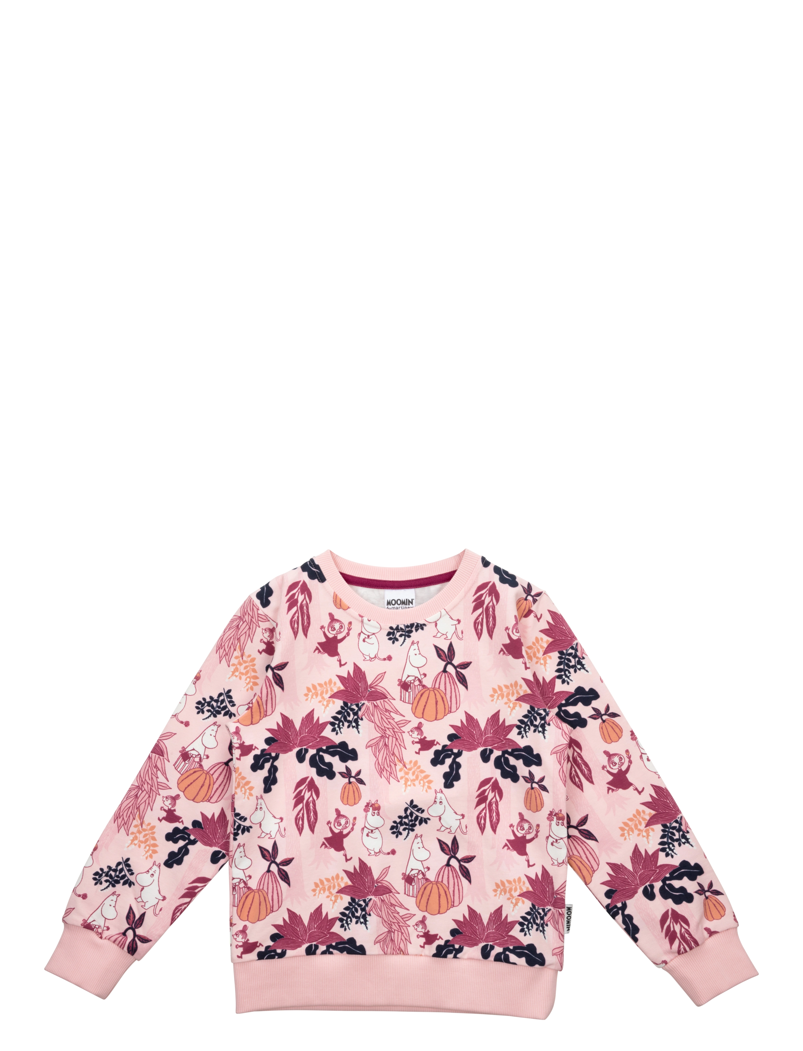 MUMIN Pumpa Collegetröja, 110, Sweatshirts & Hoodies, Rosa - Sweatshirts, Kinder