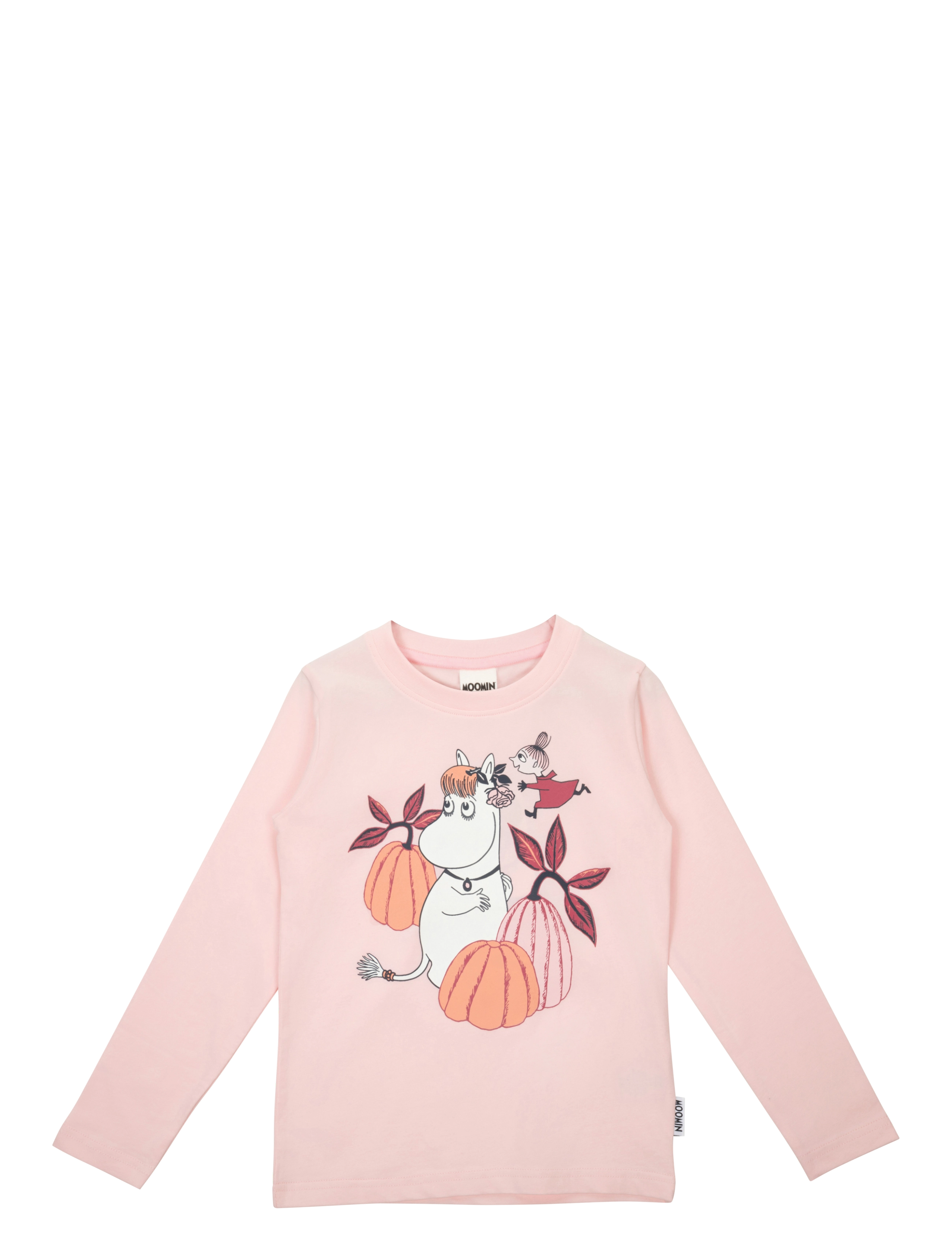 MUMIN Pumpa Tröja, 122, Pink, T-Shirts > Langærmede T-shirts, Børn