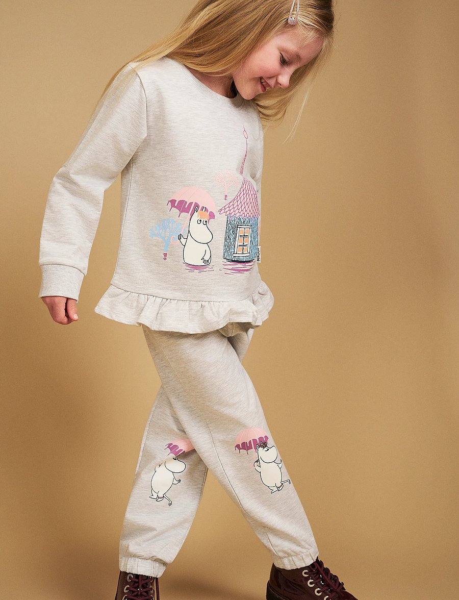 MOOMIN - ÖVERSVÄMNING COLLEGEBYXA - jogginghosen - grey - 0