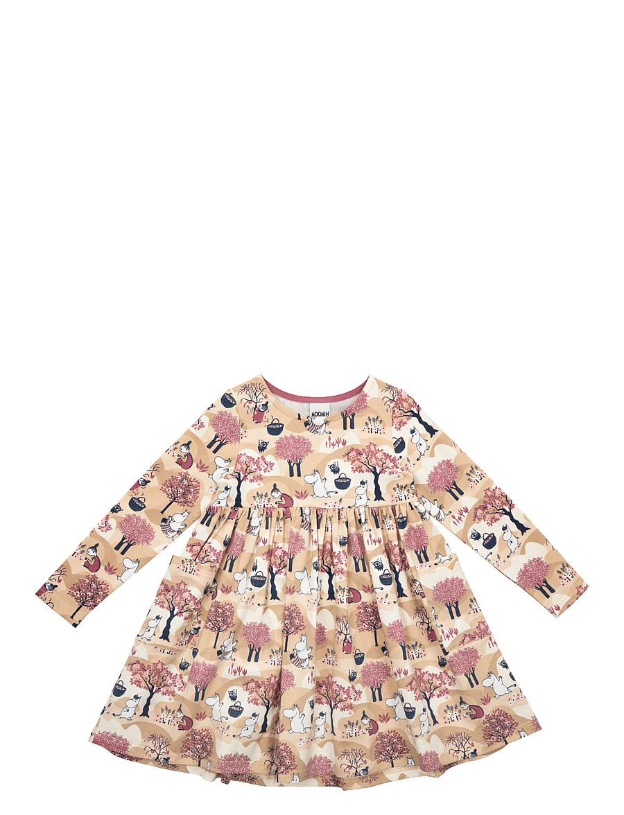 MOOMIN - FRUKTSKÖRD KLÄNNING - langärmelige freizeitkleider - beige - 1