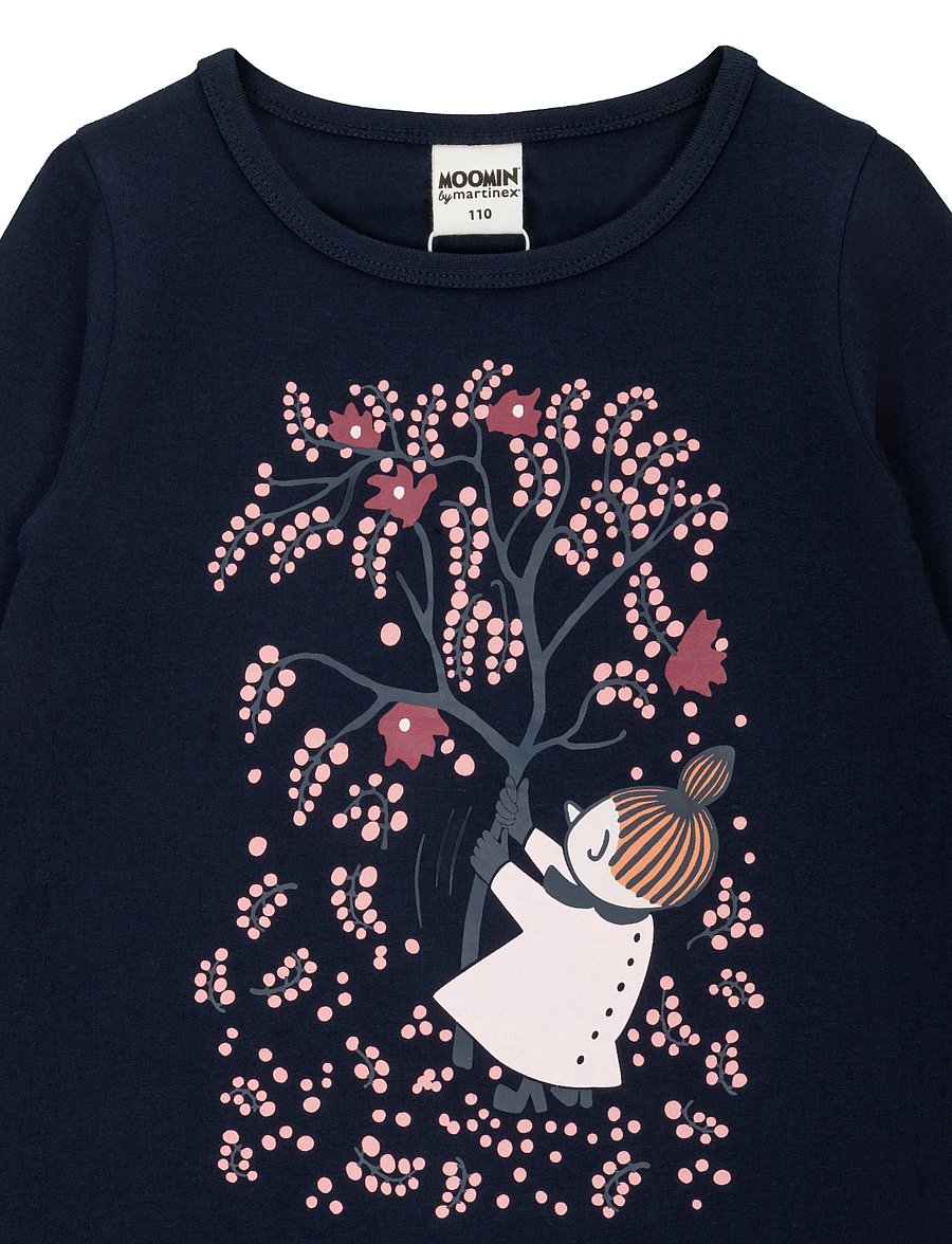 MOOMIN - FRUKTSKÖRD KLÄNNING - langärmelige freizeitkleider - blue - 1
