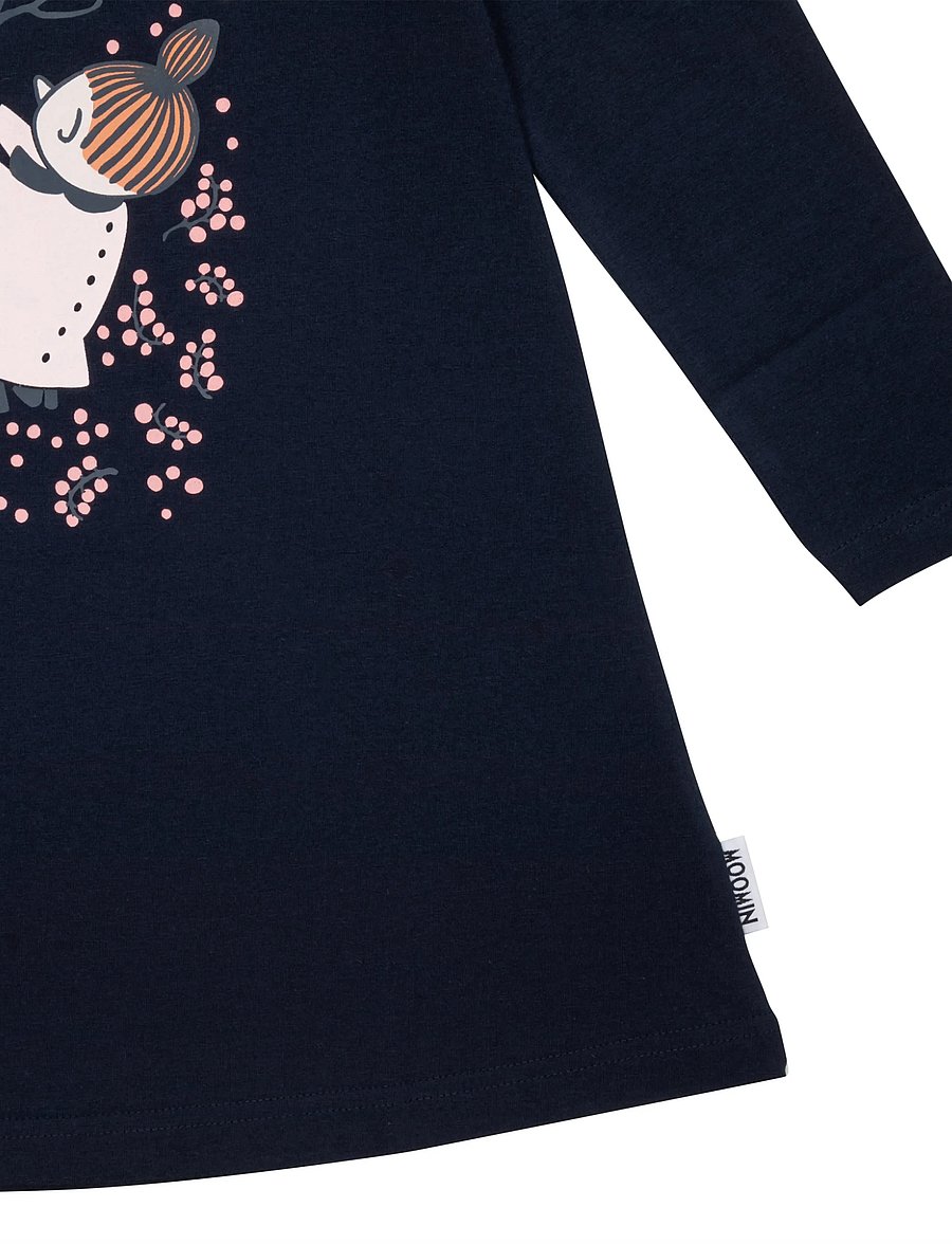 MOOMIN - FRUKTSKÖRD KLÄNNING - langärmelige freizeitkleider - blue - 2