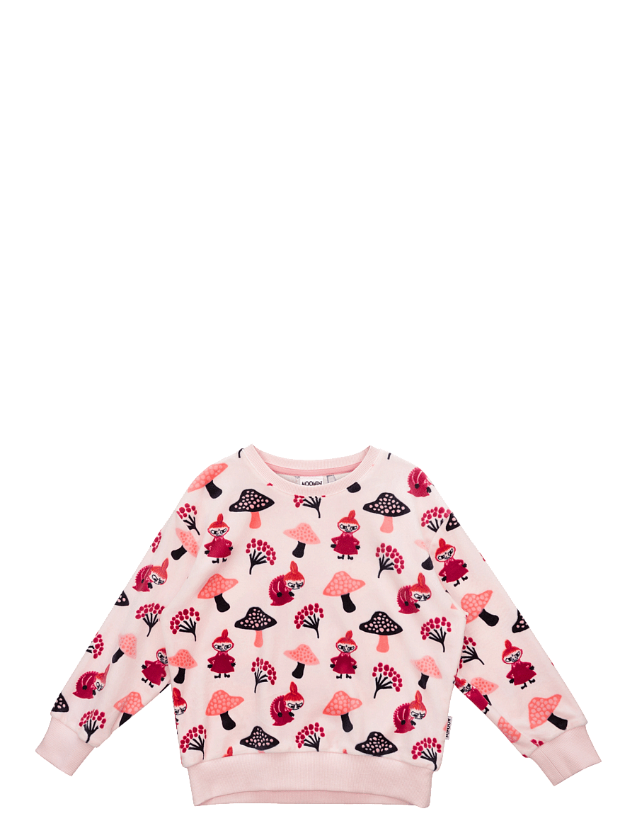 MUMIN - SVAMPUTFLYKT VELOURTRÖJA - sweatshirts - pink - 1