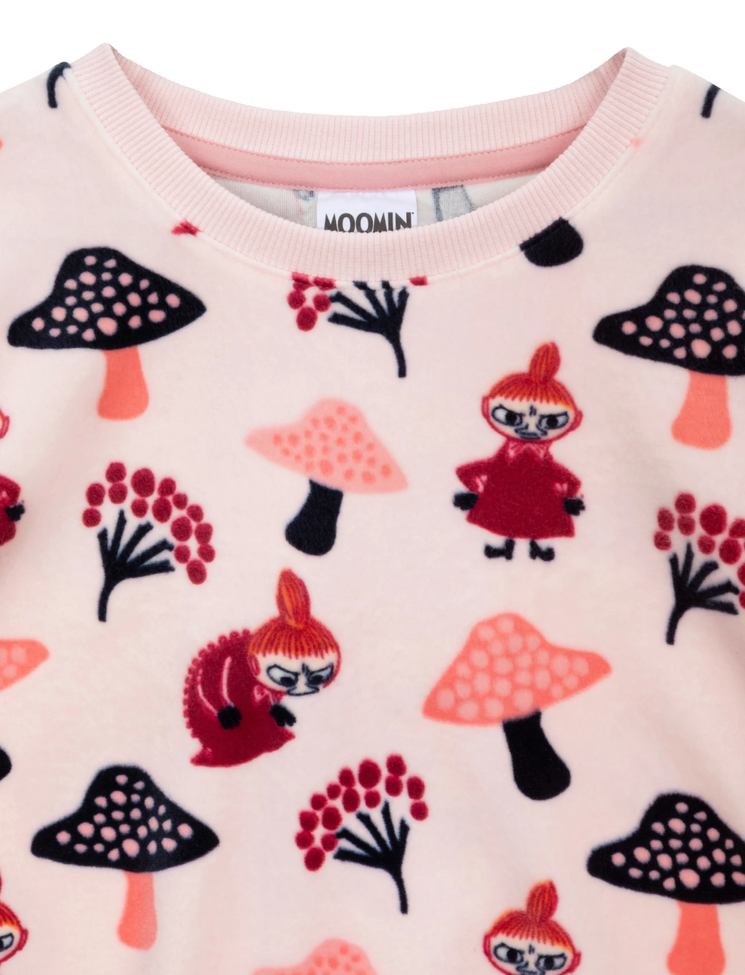 MUMIN - SVAMPUTFLYKT VELOURTRÖJA - pink - 2
