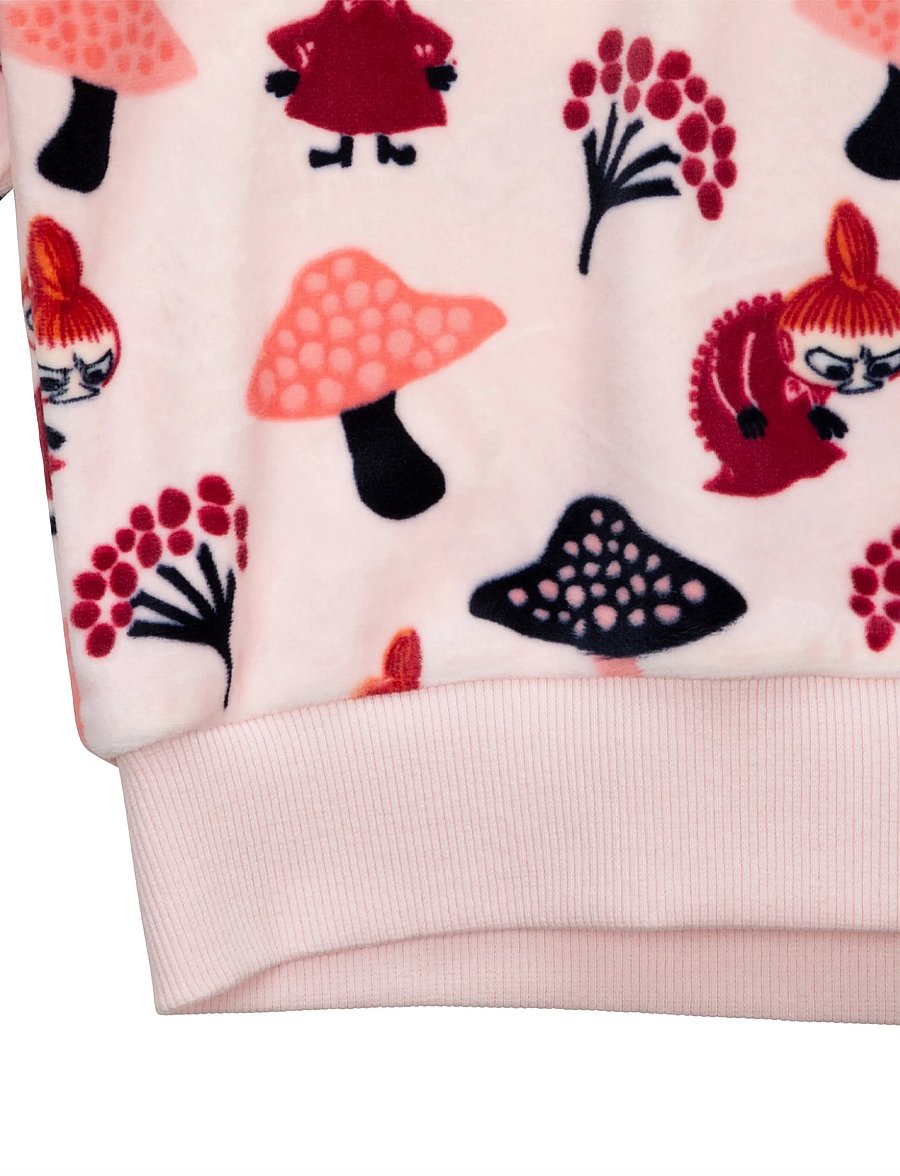 MUMIN - SVAMPUTFLYKT VELOURTRÖJA - sweatshirts - pink - 3
