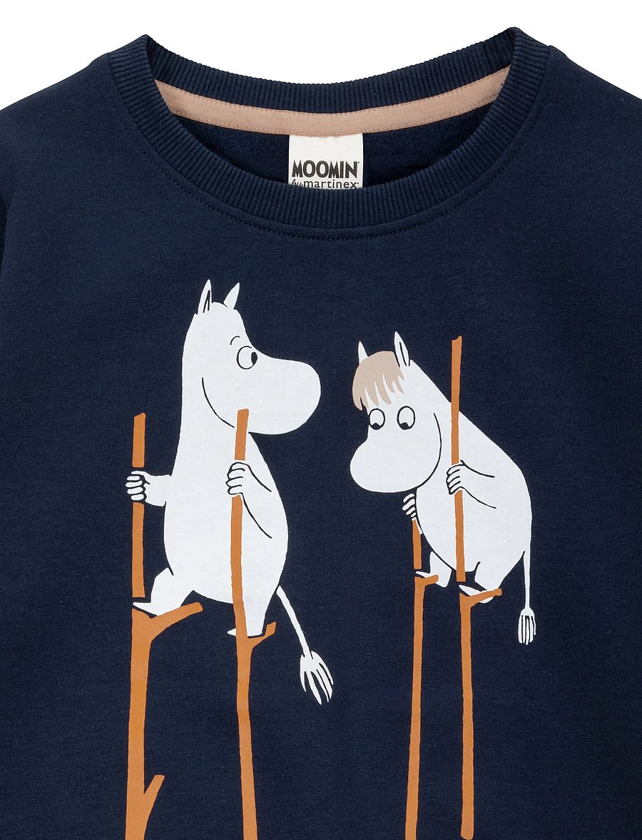MOOMIN - ÄVENTYR COLLEGETRÖJA - sweatshirts & kapuzenpullover - blue - 2