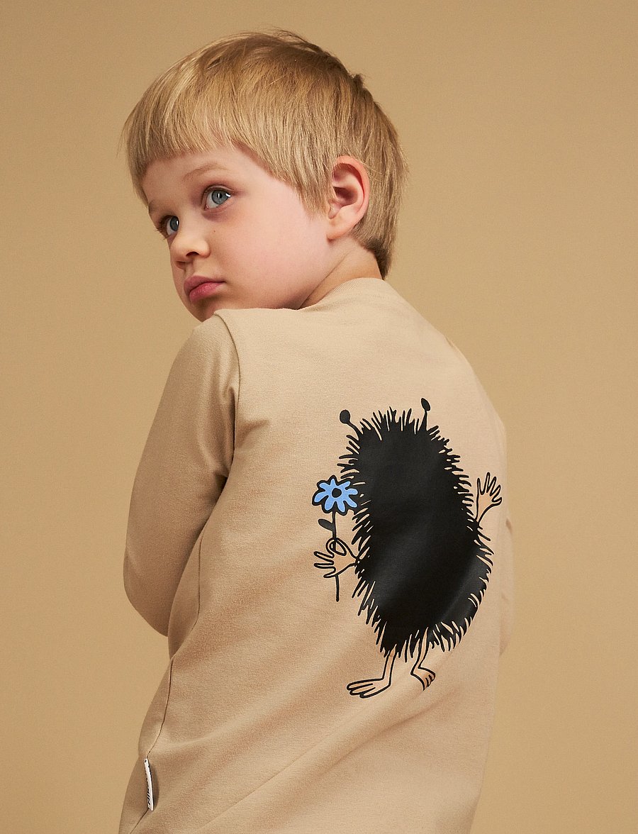 Muumitrollid - HEJ STINKY TRÖJA - pikkade varrukatega t-särgid - beige - 3
