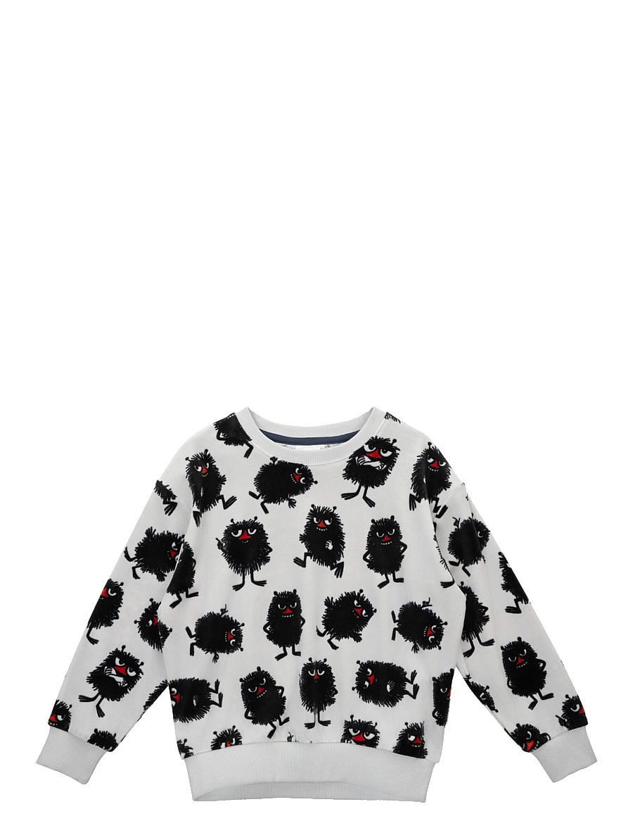 MUMIN - PIGG VELOURTRÖJA - sweatshirts - grey - 1