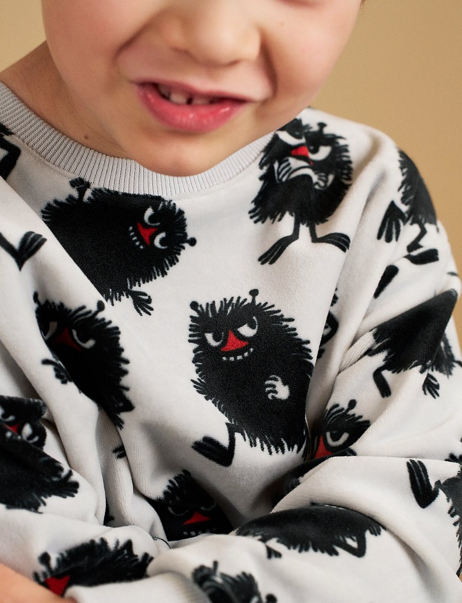 MUMIN - PIGG VELOURTRÖJA - sweatshirts - grey - 2