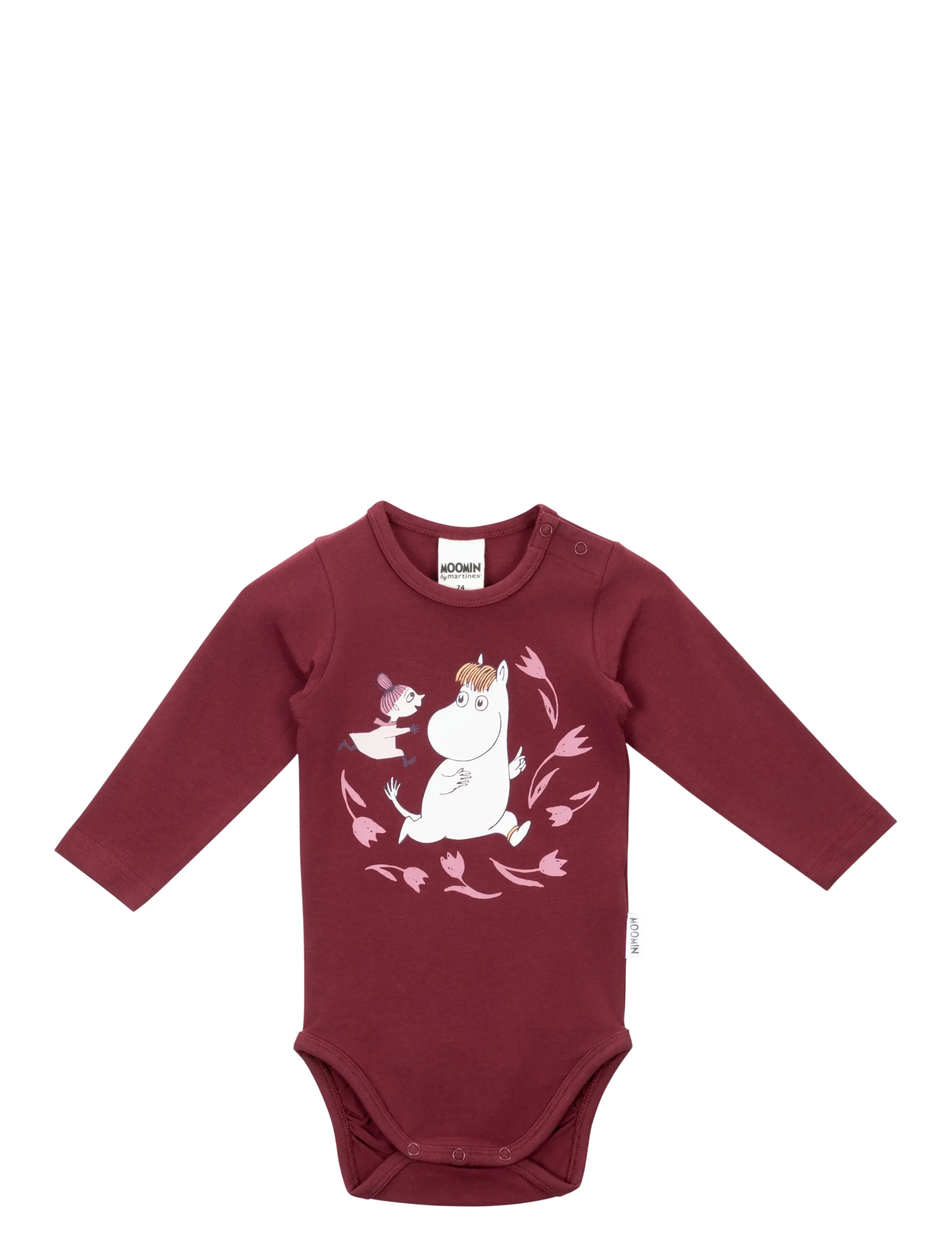 MOOMIN BLOMSTERLOPP BODY - Long-sleeved bodies - RED / red