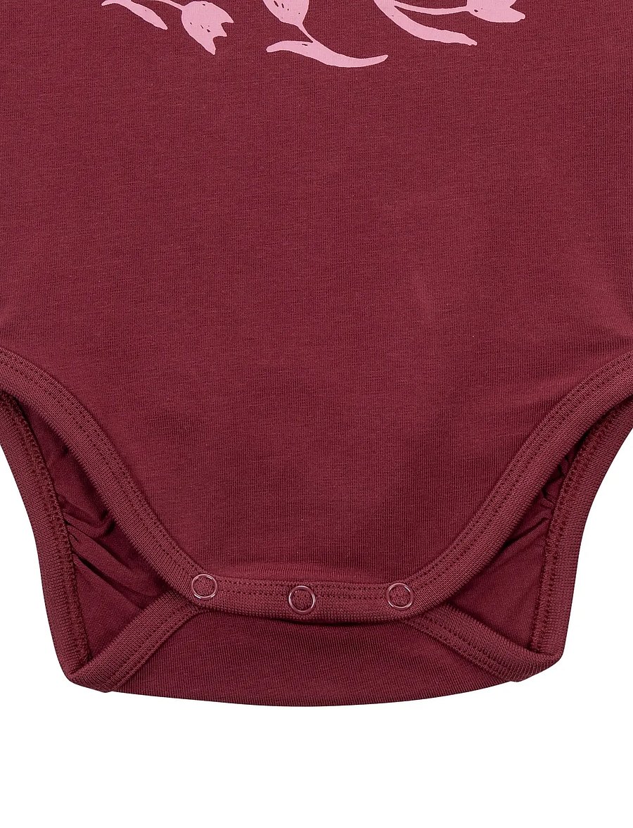 MOOMIN - BLOMSTERLOPP BODY - langärmelige bodys - red - 2